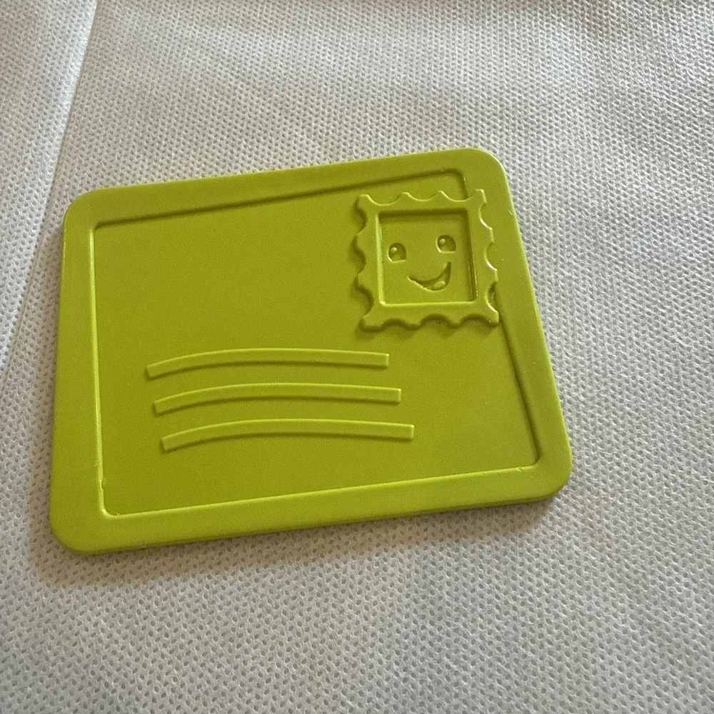 Fisher Price Laugh & Learn House Replacement Mail Green Envelope Letter